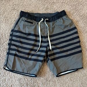 Striped vuori Shorts